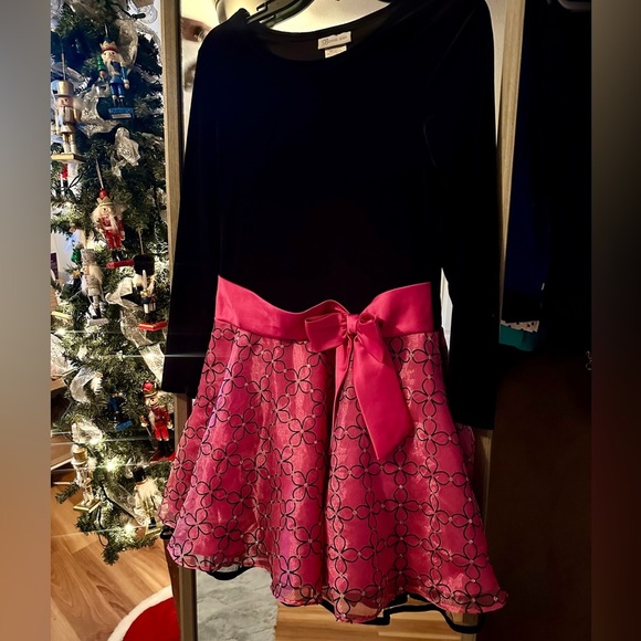 Bobbie Jean A Line‎ Full Skirt Velvet Sequins Size 16. Formal/ Easter/Party - Picture 10 of 11